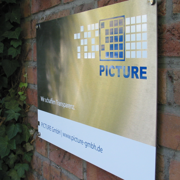 Schild der PICTURE GmbH