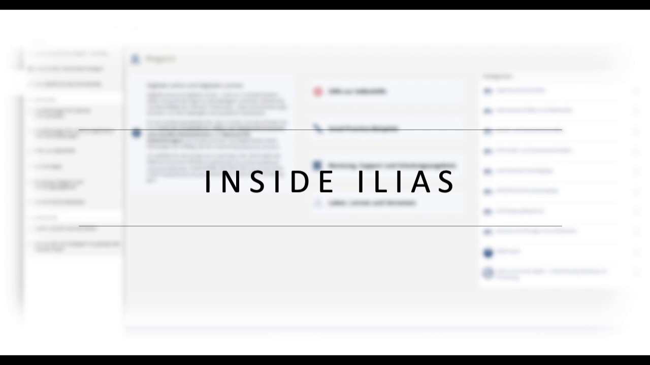 Inside ILIAS – Modul „Study Management“