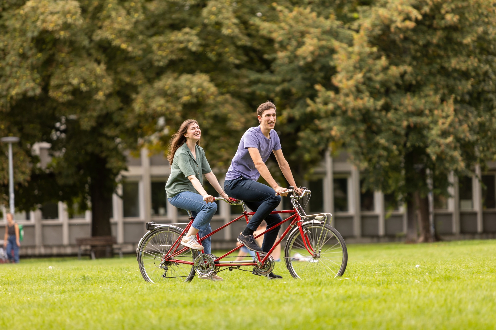 rotes Tandem