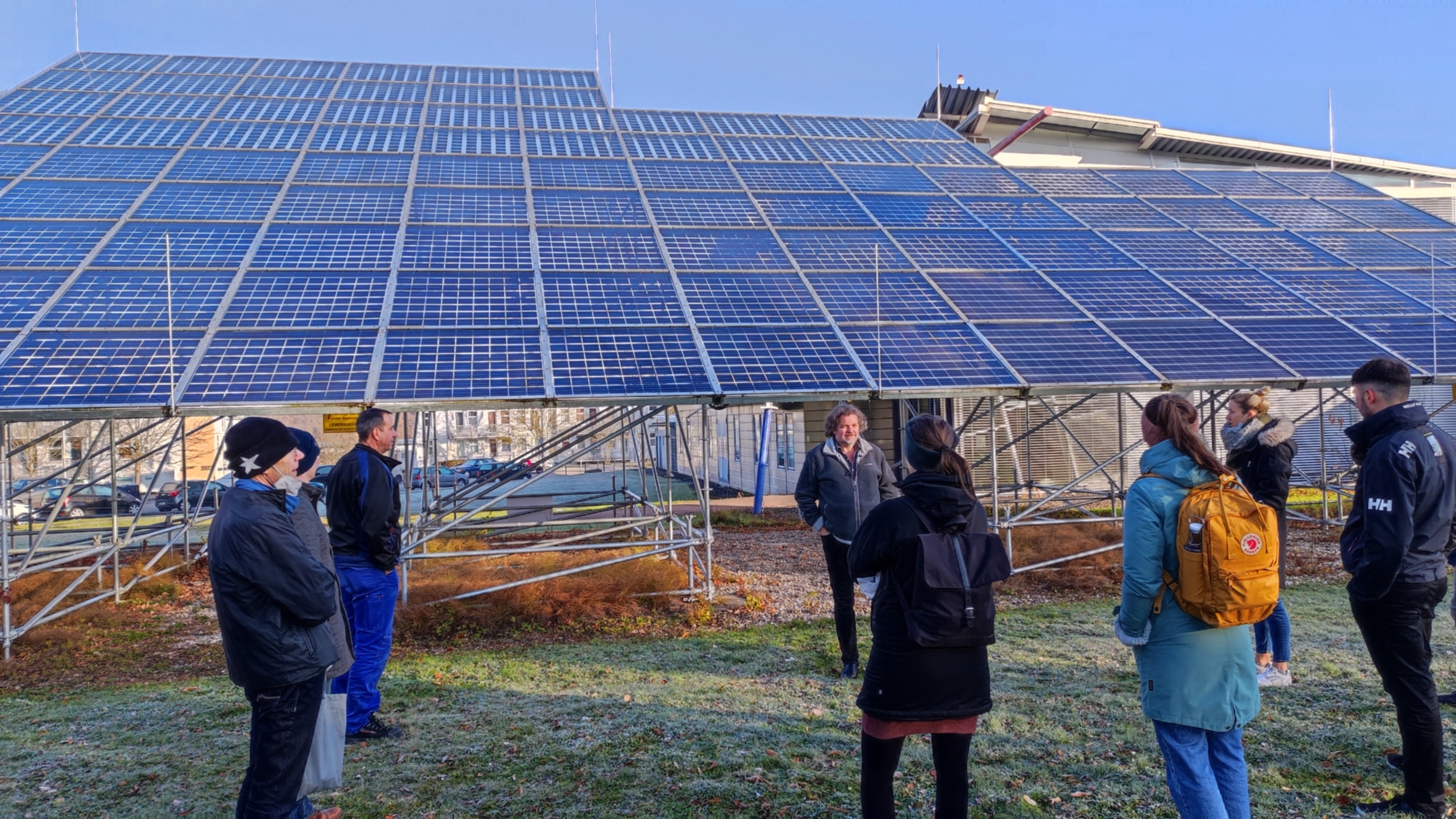 Rundgang Wärmenetze Campus Vaihingen im Reallabor CampUS hoch i