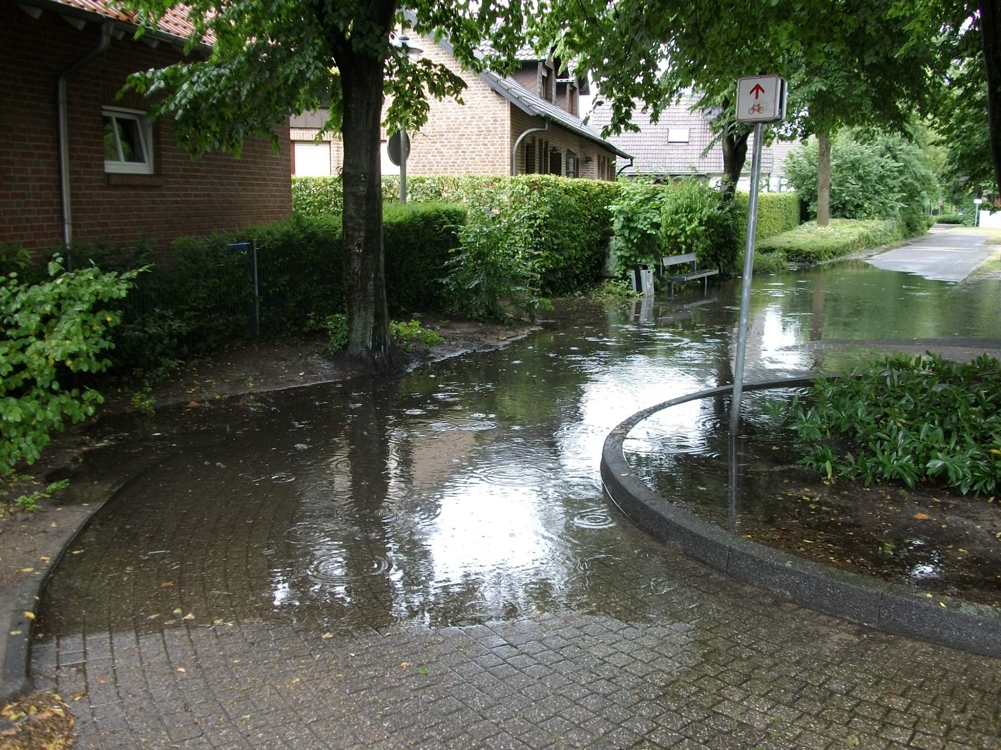 Überflutung in Olfen 