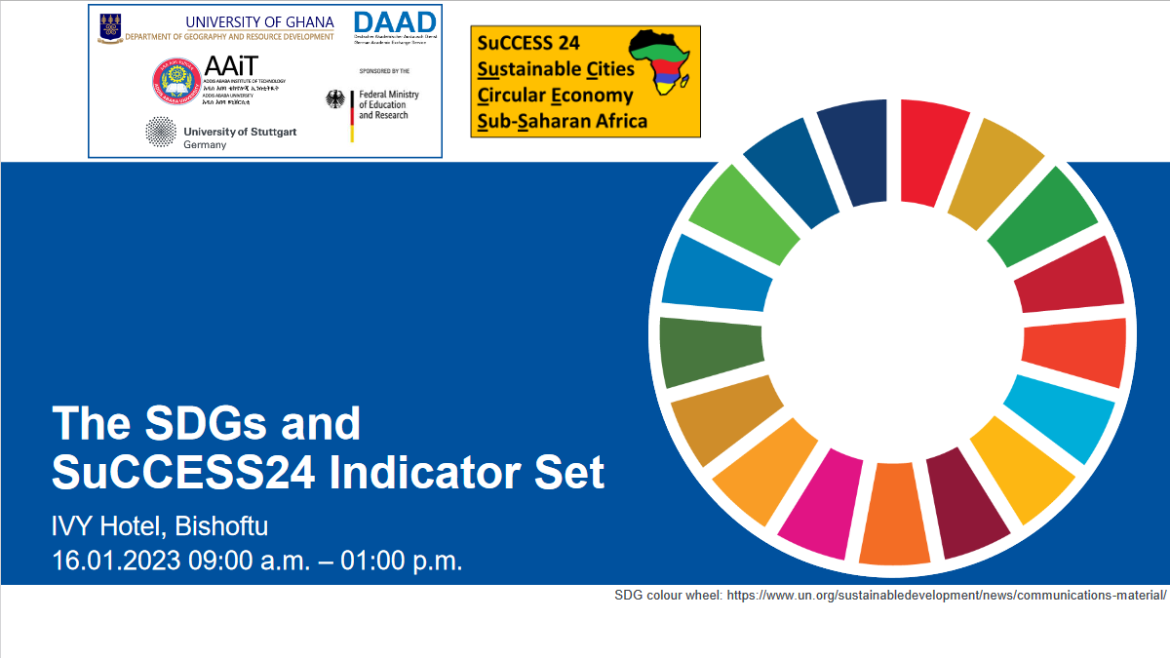 cover picture of Henzlers Presentation colourful wheel depicting the SDGs